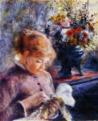 Turn your images into 经典油画, Style Transfer, Online, AI, Use Style:Young Woman Sewing.jpg